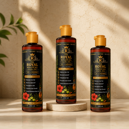 The Royal Magical Hair Oil – 20+ Herbs | 100% Herbal Hair Treatment